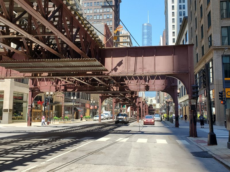 Wabash Avenue L Tracks