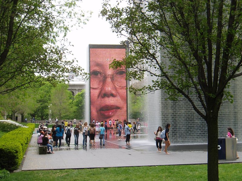 Crown Fountain image